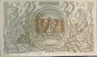 Paper: Historic: Currency: 32 asst. vintage German bank notes