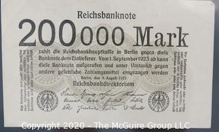 Paper: Historic: Currency: 32 asst. vintage German bank notes