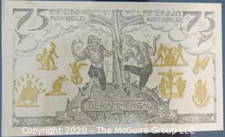 Paper: Historic: Currency: 32 asst. vintage German bank notes