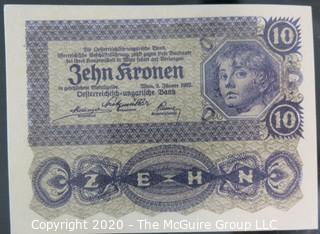 Paper: Historic: Currency: 32 asst. vintage German bank notes