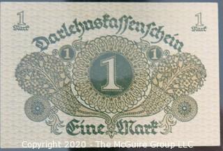 Paper: Historic: Currency: 32 asst. vintage German bank notes