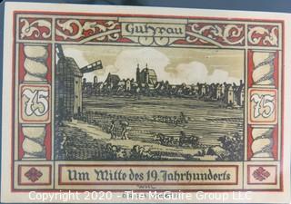 Paper: Historic: Currency: 32 asst. vintage German bank notes