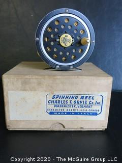 Pflueger Medalist Fishing Reel and Box for Charles Orvis Spinning Reel.  