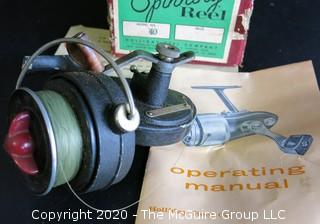 Herter's Waseca Minn Fishing Reel in Holliday Spinning Fishing Reel Box.    