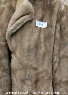 Light Brown Faux/Fur(?) Coat.