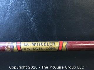 Vintage G Wheeler Fly Fishing Bamboo or Cane Rod