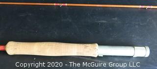 Vintage Wright McGill Granger Bamboo or Cane Fly Fishing Rod, Hexagon, 85".