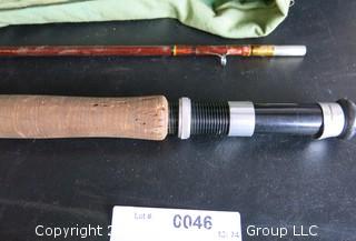 Vintage Bamboo or Cane Fly Fishing Rod, 94"