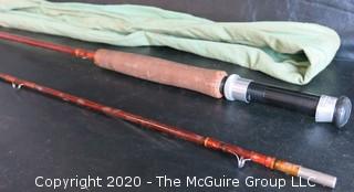 Vintage Bamboo or Cane Fly Fishing Rod, 94"