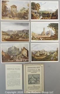 Vintage Souvenir Postcard Envelope - Edinburgh Scotland in the Nineteenth Century