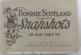 Two Vintage Bonnie Scotland Snapshots Souvenir Books - Glenshee & Gairloch to Ullapool, Scotland