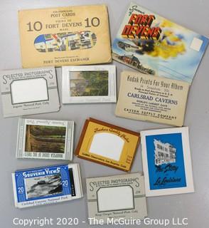 Collection of Vintage Souvenir Postcards and Photo Books 