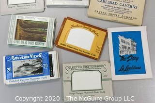 Collection of Vintage Souvenir Postcards and Photo Books 