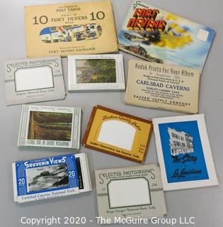 Collection of Vintage Souvenir Postcards and Photo Books 