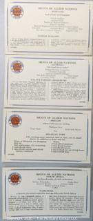 Group of Vintage Ephemera included Recipe Cards