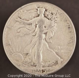 1945 Liberty Walking Half Dollar