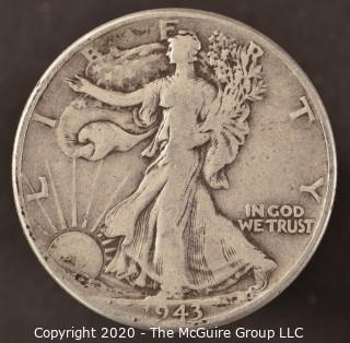 1943 Liberty Walking Half Dollar