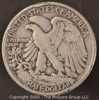 1945-D Liberty Walking Half Dollar