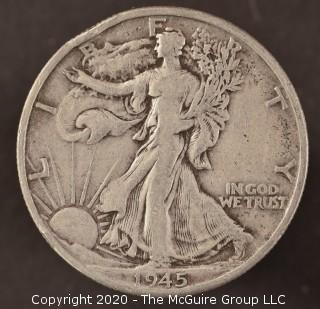 1945-D Liberty Walking Half Dollar