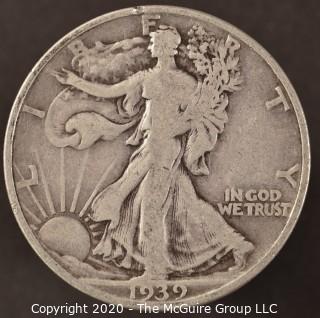 1939-S Liberty Walking Half Dollar