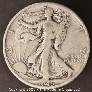 1945-D Liberty Walking Half Dollar