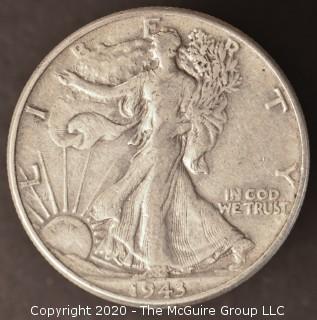 1943 Liberty Walking Half Dollar