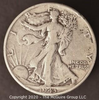 1943 Liberty Walking Half Dollar