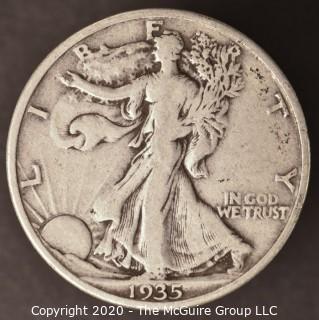 1935 Liberty Walking Half Dollar