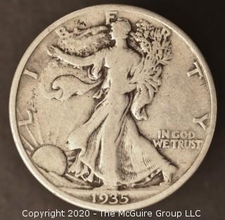 1935 Liberty Walking Half Dollar