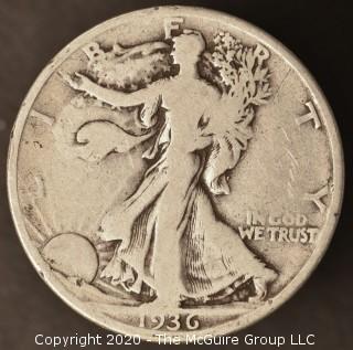 1936 Liberty Walking Half Dollar