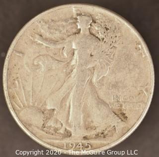 1945 Liberty Walking Half Dollar