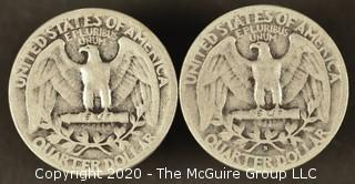 1943, 1943-S Washington Quarters