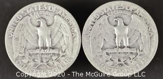 1943, 1943-S Washington Quarters