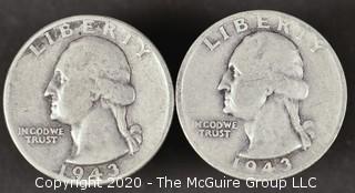 1943, 1943-S Washington Quarters