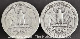 1943, 1943-S Washington Quarters