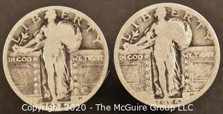 1925, 1929 Standing Liberty Quarter