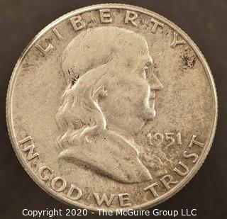 1951 Franklin Half Dollar