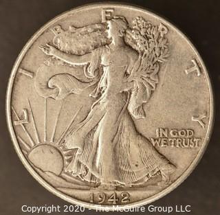 1942 Liberty Walking Half Dollar