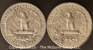 1958-D, 1964 Washington Quarters