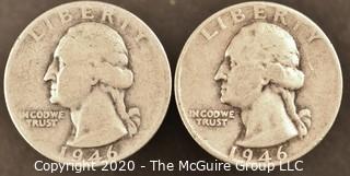 1946, 1946-S Washington Quarters