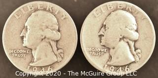 1946, 1946-D Washington Quarters