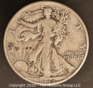 1942 Liberty Walking Half Dollar