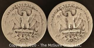 1934, 1934-D Washington Quarters