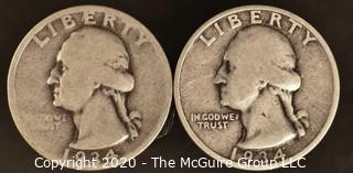 1934, 1934 Washington Quarters