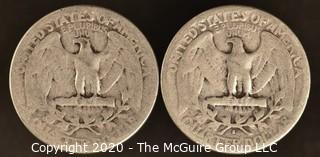 1940, 1940-S Washington Quarters