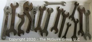 Collection of 15 Vintage Farm Wrenches.