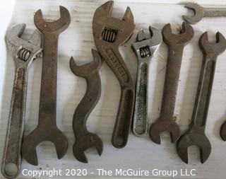 Collection of 15 Vintage Farm Wrenches.