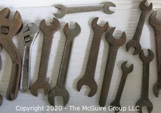 Collection of 15 Vintage Farm Wrenches.