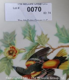 Set 8 Porcelain Plates Based on Audubon Drawings of Bird.  Made by Hutschenreuther Selb LHS in Germany for Pasco.  Measure approximately 8".