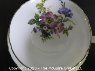 Porcelain Bone China Teacup and Saucer made by Paragon.